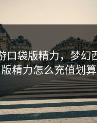 梦幻西游口袋版精力，梦幻西游口袋版精力怎么充值划算