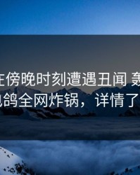 圈内人在傍晚时刻遭遇丑闻 轰动一时，电鸽全网炸锅，详情了解