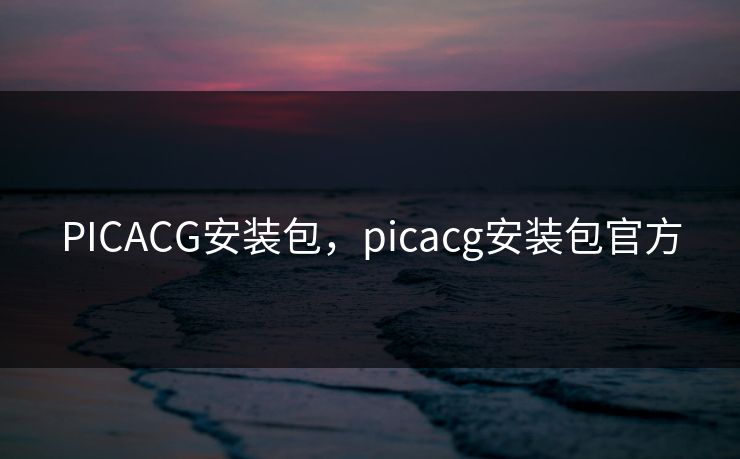 PICACG安装包，picacg安装包官方