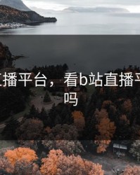 看B站直播平台，看b站直播平台收费吗