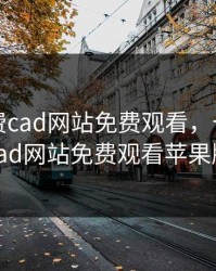 十大免费cad网站免费观看，十大免费cad网站免费观看苹果版