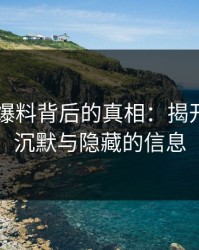 深挖91爆料背后的真相：揭开用户的沉默与隐藏的信息
