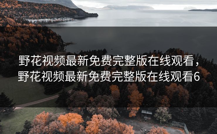 野花视频最新免费完整版在线观看，野花视频最新免费完整版在线观看6